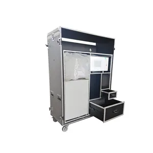 Aangepaste Productie Aluminium Garderobe Grote Duty Flightcase Voor Huishoudelijke Elektrische Apparaten