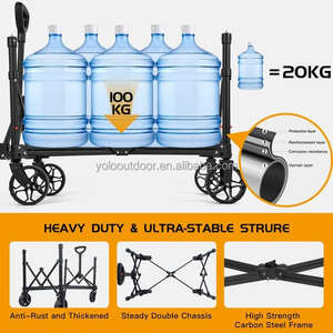 Professionally Certified folding shopping wagon camping picnic sand wagon with wheel - Product Image 3