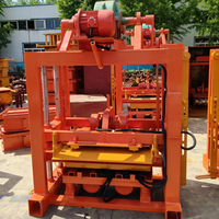 Gagnez de l'argent à domicile sans investissement : Machine à fabriquer des briques QTJ4-40 haute efficacité, machine à blocs de béton