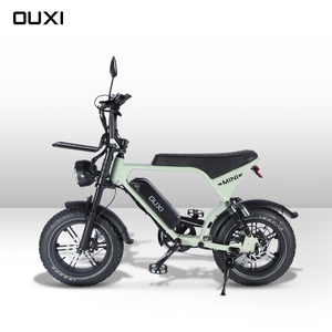 Bicicleta eléctrica Fat Tire 48V 250W Italia C80 V8 Ultra Mini todoterreno con frenos hidráulicos - Product Image 6
