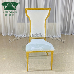 เก้าอี้สแตนเลสสตีลสีทองสำหรับงานแต่งงานเลี้ยง - Product Image 3