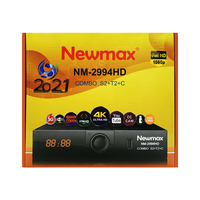 NEWMAX-receptor de televisión por satélite con Control remoto, decodificador de NM-2994 digital, dvb-t2
