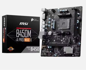 เมนบอร์ดเกมมิ่งรุ่นใหม่ <span class=keywords><strong>B450M</strong></span> <span class=keywords><strong>PRO</strong></span> <span class=keywords><strong>MAX</strong></span> II 2.5G รองรับแรม DDR4 64GB ช่องเสียบซ็อกเก็ต AMD AM3/AM3+ พร้อมพอร์ต SATA คู่ สำหรับคอมพิวเตอร์ตั้งโต๊ะ - Product Image 6