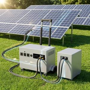 สถานีไฟฟ้าพกพา 5000W แบบมีล้อเลื่อน ช่องเสียบ AC สามช่อง ช่องเสียบ PV สองช่อง พร้อมพอร์ต USB-C สำหรับแคมป์ปิ้ง บ้าน และอุตสาหกรรม - Product Image 1