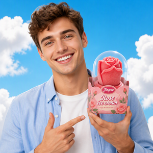 Helado de Frutas 3D Viral Realista con Sabor a Chocolate y Rosa, Puré de Frutas Naturales, Certificado HALAL, Caja de 12 Unidades - Product Image 6