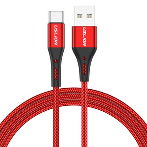 Cable de Carga Rápida USLION 3A USB Tipo <span class=keywords><strong>C</strong></span>, Cable de Carga Súper Rápida USB <span class=keywords><strong>C</strong></span> con Trenzado de Nailon - Product Image 5