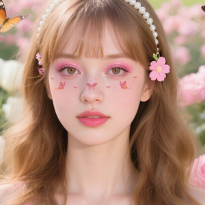 Pegatinas de Pecas Falsas de Dibujos Animados para Mujer, Tatuajes Temporales Impermeables con Purpurina Navideña para Maquillaje Facial y Fiestas - Product Image 5
