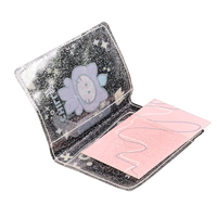 Porte-cartes PVC personnalisé, étui de passeport transparent en PVC imperméable, portefeuille de voyage en plastique, porte-documents et billets