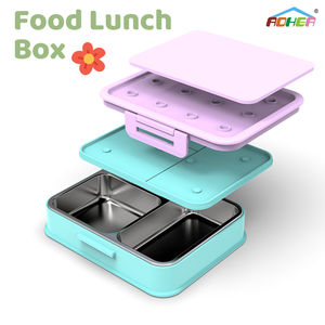 Aohea Original Factory Food Grade Plastic Eco-friendly Bento <b>Boxes</b> Leak Proof 4 <b>Compartment</b> Bento for Kids - Product Image 3