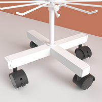 Étagère rotative personnalisée Étagère de rangement pour peignes Étagères métalliques Étagères de rangement à roulettes avec roulettes