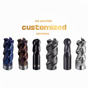 Fraise à bout en carbure de tungstène à 4 flûtes de précision avec personnalisation ODM/OEM et angle d'hélice de 45 degrés - Product Image 1