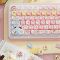 Claw Doll Theme Keycaps 112 Keys M-oa Profile Durable PBT Dye Subbed Keycaps for Mx Switch 68/104/108 Mechanical Keyboard