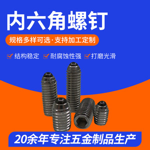 M6 Stainless Steel Screw Hex Socket Cylindrical Head Metric Class 8.8 Polishing Standard Thread Locating Plunger - Product Image 2
