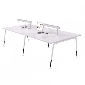 <span class=keywords><strong>Pas</strong></span> <span class=keywords><strong>cher</strong></span> En Gros 4 Personnes Poste De Travail Bureau <span class=keywords><strong>Cadre</strong></span> de Table En Acier - Product Image 4