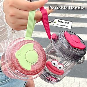 Verão New High-Appearance Nível Grande Capacidade Garrafa De Água Cor Sólida PC Plastic Cup para Estudantes Esportes Ao Ar Livre para Ginásio Uso - Product Image 4