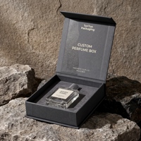 Scatola Regalo Personalizzata Grigia per Fragranze e Scatola Magnetica per Profumi con Confezione in Carta e Scatola per Collezione di Profumi