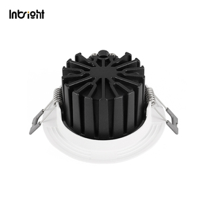 Plafonnier LED COB encastré à bord plat, IP65, verre de sécurité en option, avec grille en nid d'abeille, pour hôtel, salle de bain, restaurant - Product Image 6
