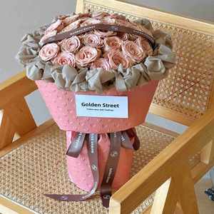 Décoration DIY en forme de cœur, papier épais en relief pour emballer des bouquets de fleurs, pour fleuristes, mariages, anniversaires, emballages cadeaux - Product Image 4