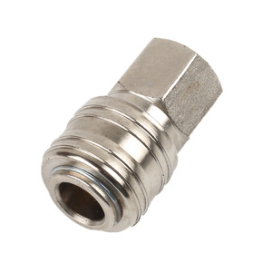 European Style Internal Thread Female Coupling 14mm <b>Quick</b> <b>Connector</b> Iron Chrome Plated Pneumatic Parts - Product Image 5