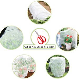 Tela de protección para plantas Chengye, blanca, 100x200cm, no tejida, cubierta antiheladas para verduras y flores de jardín - Product Image 2