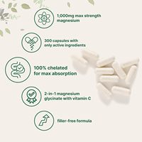 Capsules molles de glycinate de magnésium pur chélaté pour une absorption maximale |   Soutient le sommeil, la santé musculaire, cardiaque et nerveuse |   Utilisation par les adultes
