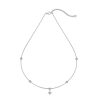 Collier étoile à cinq branches en pierre, prix de gros, petite série, logo personnalisé, pour le quotidien des femmes de bureau, idéal pour l'export.