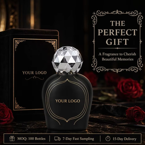 Atomizador de Aroma Sensual Pequeño, Eau de Parfum para Mujer, con Diseño de Filigrana Dorada, Aceite de Perfume con Aroma a Musk, Unisex, Marca Privada, Logotipo Personalizado - Product Image 1