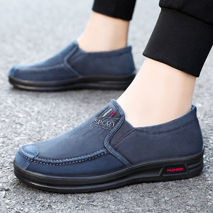 Baskets décontractées en daim pour hommes et femmes, respirantes, en maille, plates, antidérapantes, avec semelle en caoutchouc rebondissante, pour la marche et la course - Product Image 5