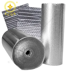 Sandwiching Bubble Heat Thermal Insulation Roll 3mm Thick Aluminum Foil for Building Roof Insulation