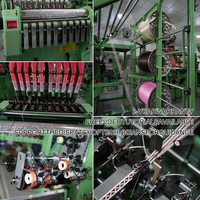 CREDIT OCEAN Machine à tisser à aiguilles électronique informatisée Jacquard, Métier à tisser Jacquard pour bandes étroites, Machine à tisser les bandes Jacquard