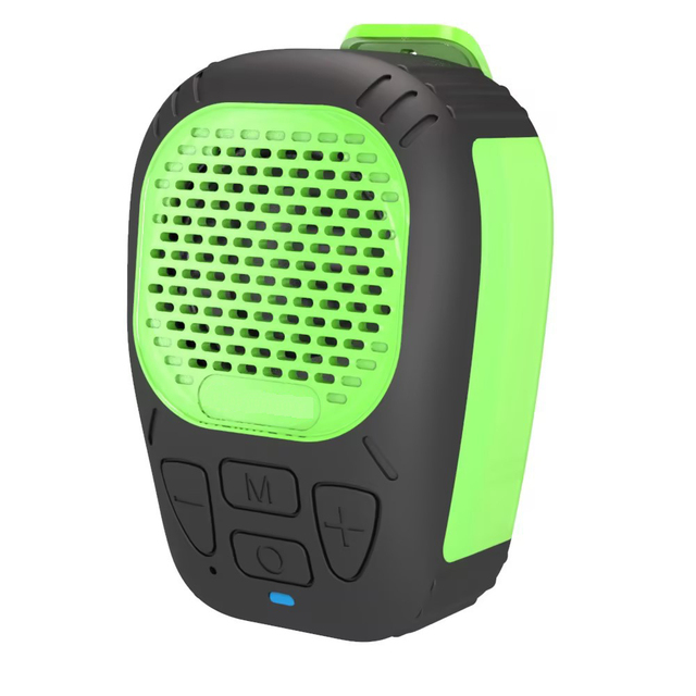 Mini BT V5.3 Full Range Boombox Bass Altavoz Wearable Wireless Portable Loudspeaker Bluetooth Magnetic Clip-on Speaker with Mic