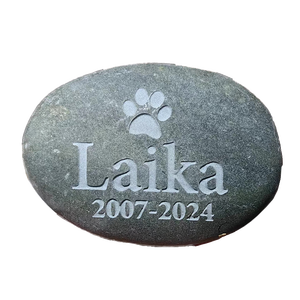 <span class=keywords><strong>Pierre</strong></span> commémorative personnalisée pour animaux <span class=keywords><strong>de</strong></span> compagnie : empreinte <span class=keywords><strong>de</strong></span> patte <span class=keywords><strong>de</strong></span> chien, ornement commémoratif pour chaton avec gravure ciselée, style <span class=keywords><strong>stèle</strong></span> funéraire - Product Image 5