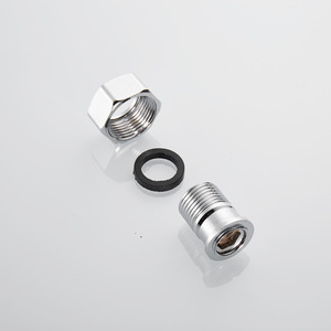 Robinet de douche en acier inoxydable exposé, adaptateur 4 points 6 points, écrou hexagonal, pomme de douche, robinet mélangeur, raccords en caoutchouc - Product Image 3