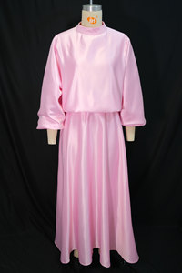 ชุดเซ็ตแฟชั่นลำลอง 2 ชิ้นสำหรับผู้หญิง สไตล์ฤดูใบไม้ร่วง ดีไซน์หรูหรา ทรงหลวม สีพื้น แขนทรงระฆัง แต่งระบาย พร้อมกระโปรงครึ่งตัว - Product Image 5