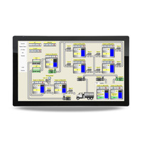 Pantalla IPS Full HD de 21,5 pulgadas, retroiluminación LED, 1920*1080, montaje en pared, monitor de pantalla táctil capacitiva, monitor industrial
