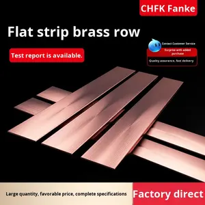Barre de bus en cuivre T3, dissipation thermique, barre de cuivre conductrice plate, épaisseur 1-2-3-4-5-6-8-1012 - Product Image 3