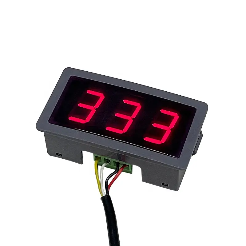 0,8 Zoll 3-stellige digitale LED-Röhren anzeige mit Modbus-Protokoll unterstützung und analogem Signale ingang 485 und 232 Schnitts tellen