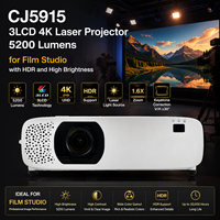 Projecteur laser 4K 3LCD CJ5915 de Film Studio, 5200 lumens avec HDR et haute luminosité