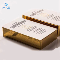 Colorful Card Paper Foil Edge square Paper Cards