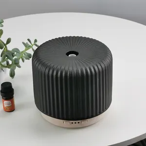 200ml Keramik Holz Aroma Diffusor Stein Diffusor Ultraschall ätherisches Öl Diffusor für die Aroma therapie