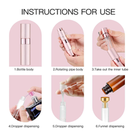 Atomiseur de voyage portable 8ml Mini vaporisateur d'eau de Cologne rechargeable Petit distributeur de liquide vide pour parfum Lotion après-rasage