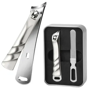 WELLFLYER, новые NC-440 из нержавеющей стали, большие диагональные маникюрные ножницы, набор пилок для ногтей, кусачки для ногтей