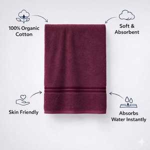 Serviette de bain en coton de qualité hôtelière supérieure, ultra douce, durable, séchage rapide, très absorbante, pour spa, resort, salle de sport, maison - Product Image 5