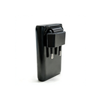 Chargeur rapide GaN ultra-fin 65W, charge rapide PD, prise EU pliable, ports USB-A et Type-C, charge pour ordinateur portable/tablette/téléphone portable