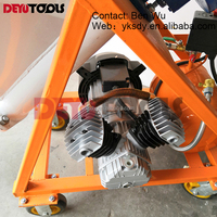 DEYUTOOLS 950 Pistolet de pulvérisation sans air industriel 5200W pour mortier, ciment, peinture, plâtre, moteur sans balais 4000 PSI Texture