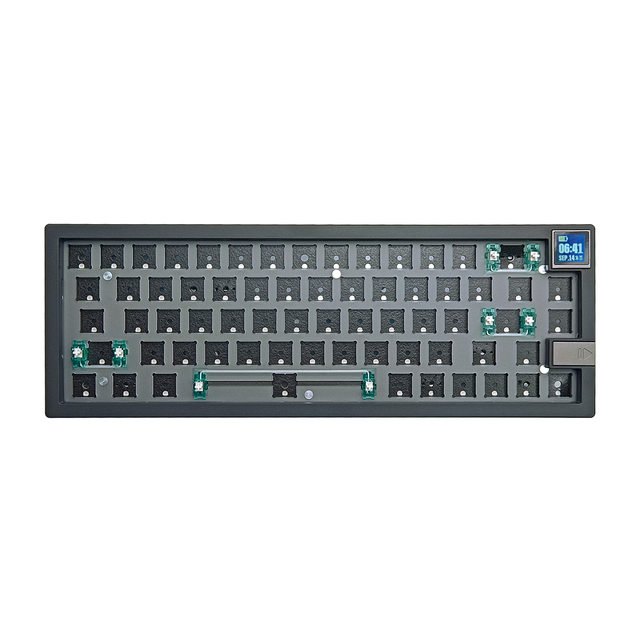 ZUOYA GMK67-S 3Mode Wireless Mechanical Keyboard Kit Barebone With Screen Diy Support 3/5Pin RGB Backlit Hot Swappable