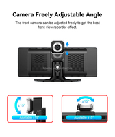 Autoradio universel 9 pouces avec égaliseur multibandes, réglage sonore, streaming Bluetooth, lecteur multimédia USB et carte TF