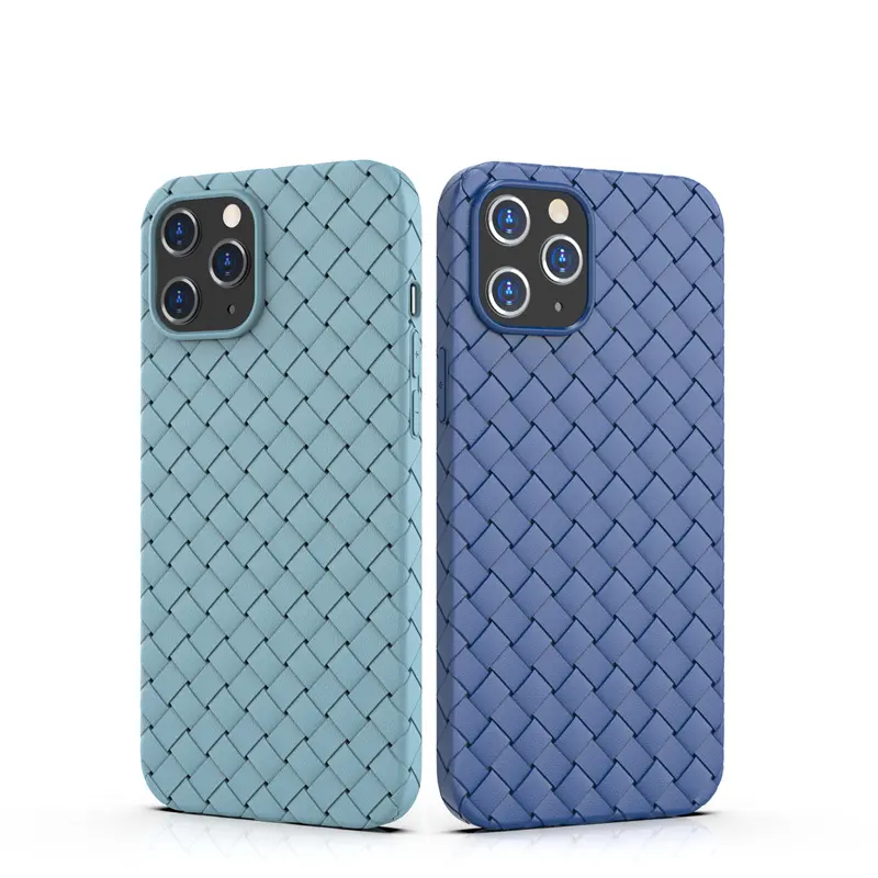 TPU Soft case for iPhone 12promax with Breathable Woven Textured 2020 new case hot selling Phone case cover