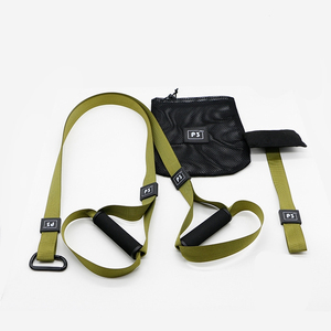 Entrenador de Suspensión para Fitness en Casa, Nailon y Acero Inoxidable, Capacidad de 250 kg, Gimnasio Interior, Yoga, Entrenamiento de Fuerza, Correa de Uso Universal - Product Image 2