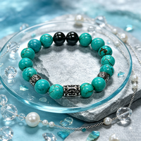 Bracelets cadeaux en pierres naturelles tendance, design original, turquoise, bracelets à perles tendance, bijoux de mode pour un usage quotidien